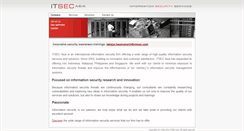 Desktop Screenshot of itsecasia.com